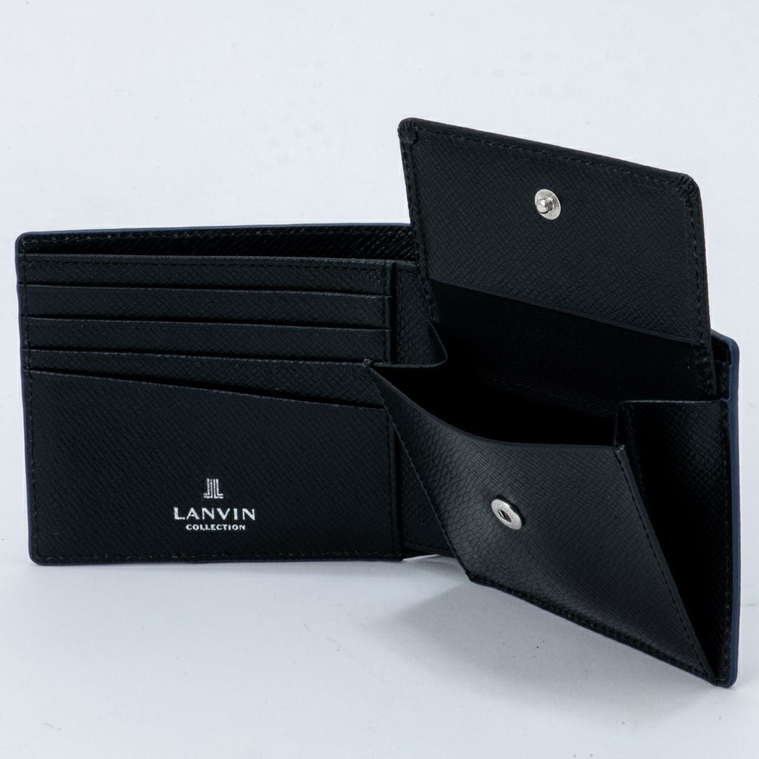 LANVIN COLLECTION RHEIN 小銭入れ付き二つ折り財布 商品｜THE BAGMANIA