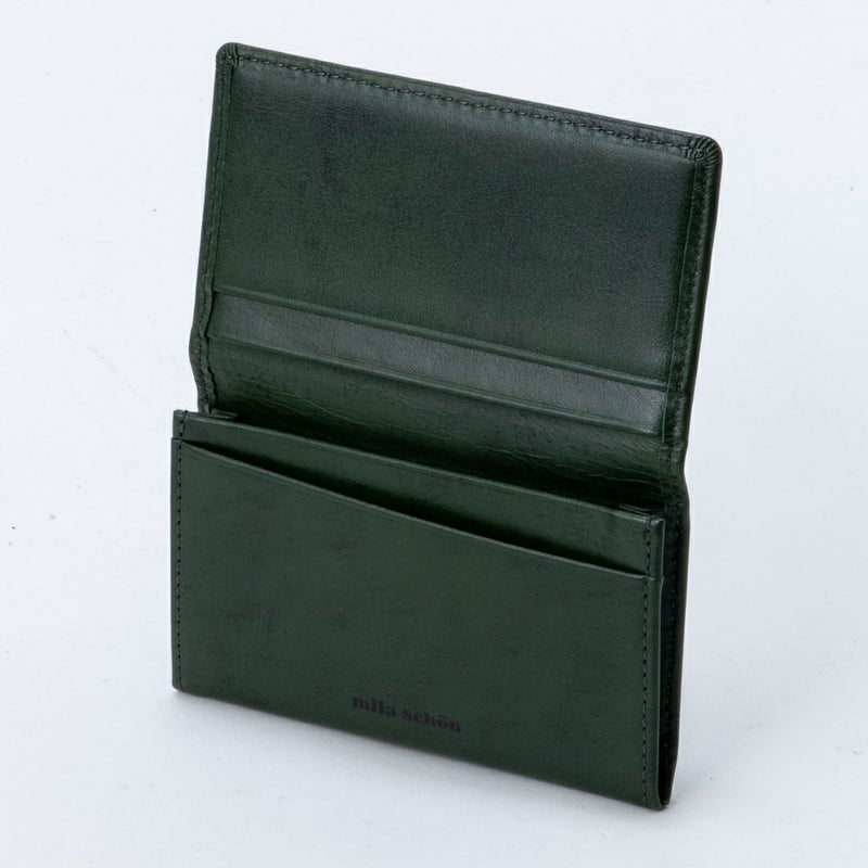 mila schon SHADOW SMOOTH 名刺入れ グリーン