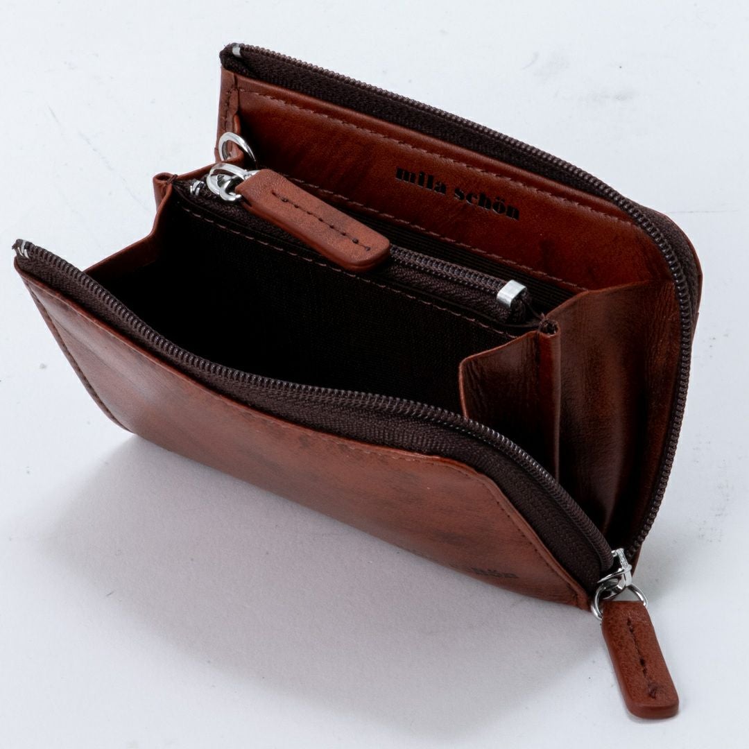 mila schon SHADOW SMOOTH L字ファスナー小銭入れ 商品｜THE BAGMANIA