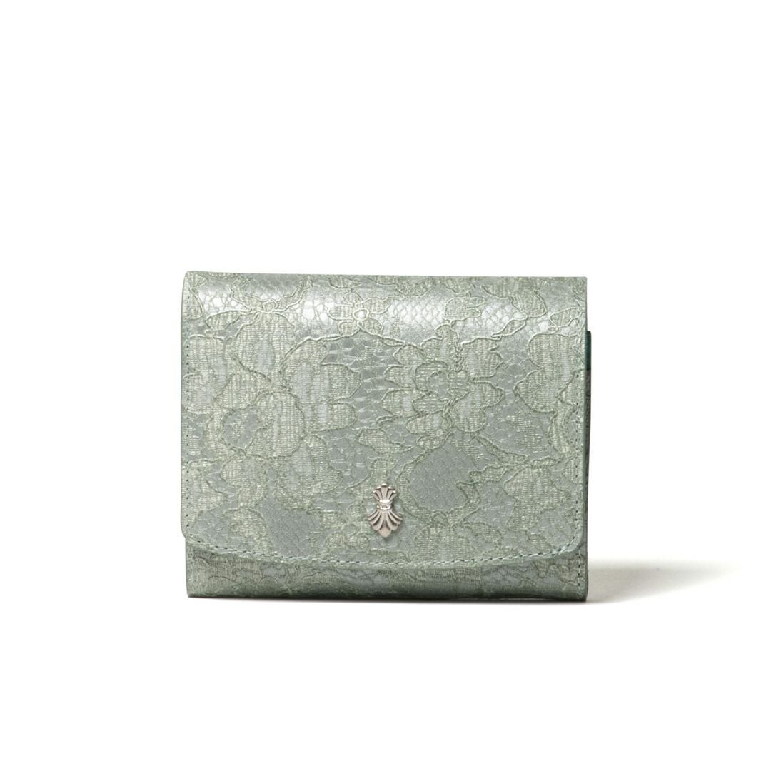SHiME FLOWER コリーナレース L字ファスナー折り財布 商品｜THE BAGMANIA
