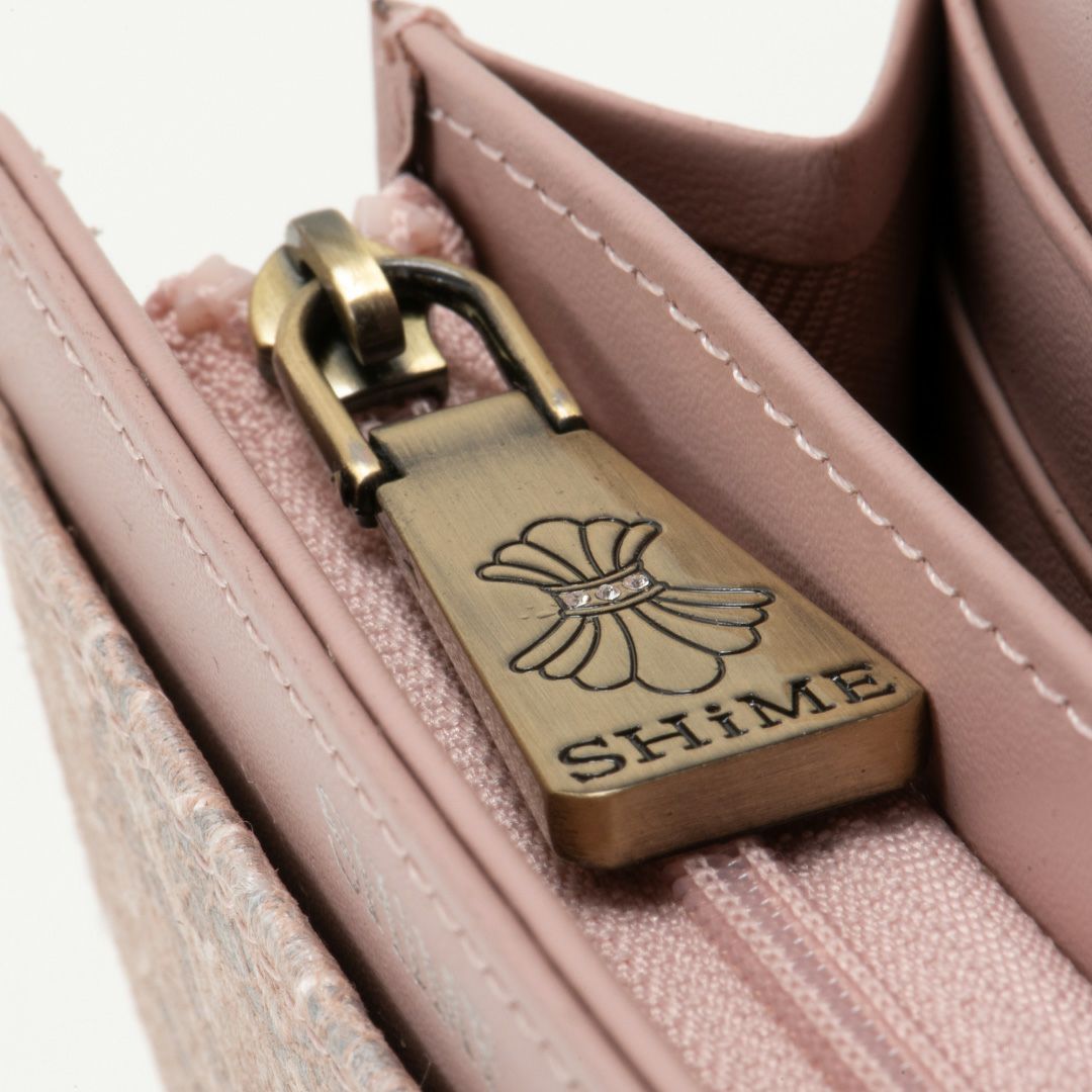 SHiME FLOWER コリーナレース L字ファスナー折り財布 商品｜THE BAGMANIA