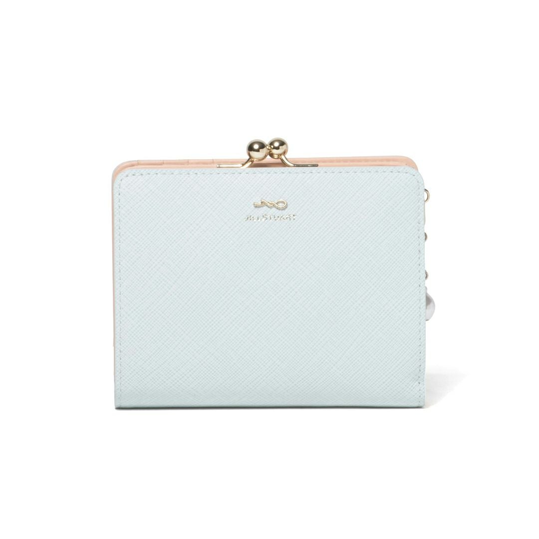 JILL STUART グローリア 口金折り財布 アイスブルー