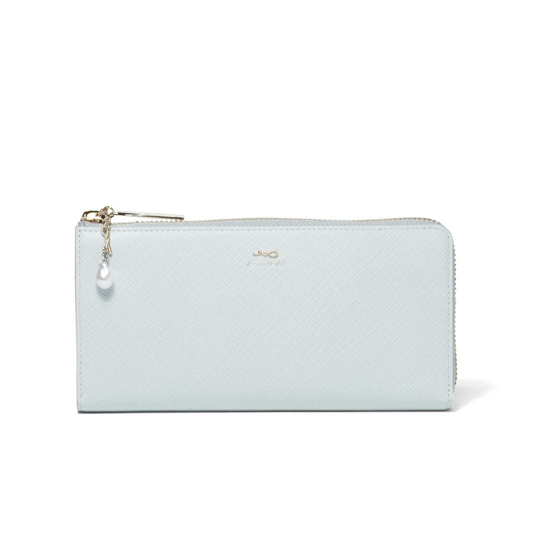 JILLSTUART 　ジルスチュアート　ホワイト 長財布 JILL STUART グローリア L字ファスナー長財布 商品｜THE BAGMANIA