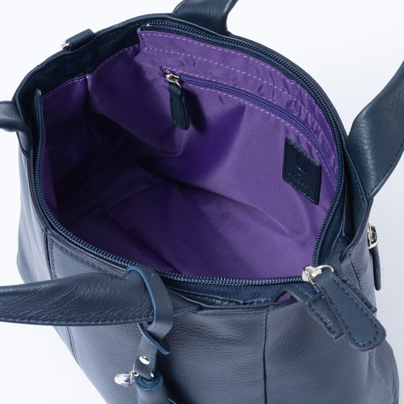  U by ungaro ヴェール 2WAYトート ネイビー