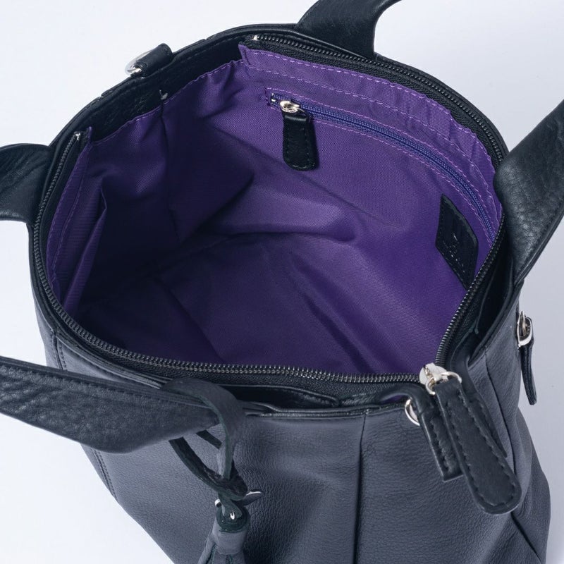  U by ungaro ヴェール 2WAYトート ブラック