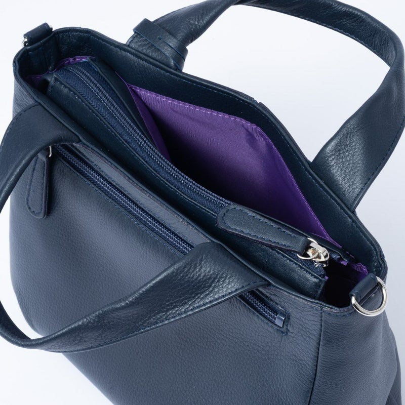  U by ungaro ヴェール 2WAYトート ネイビー