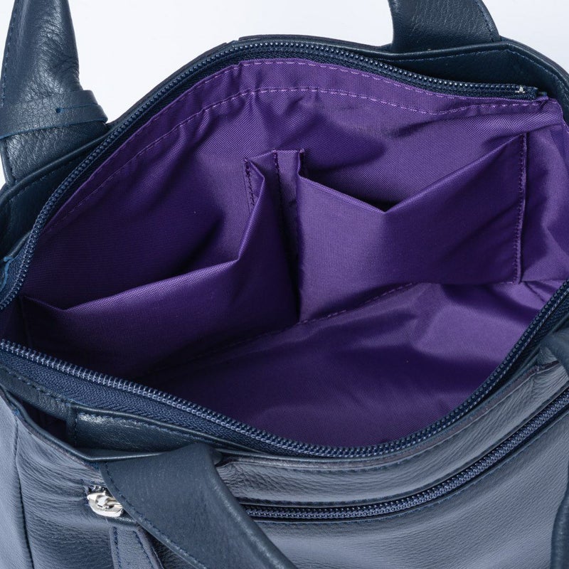  U by ungaro ヴェール 2WAYトート ネイビー