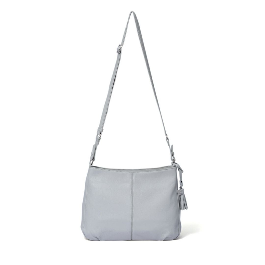 U by ungaro 本革ショルダーバッグ グレー U by Ungaro 【60%OFF】【正規販売店】U by ungaro レイモンド