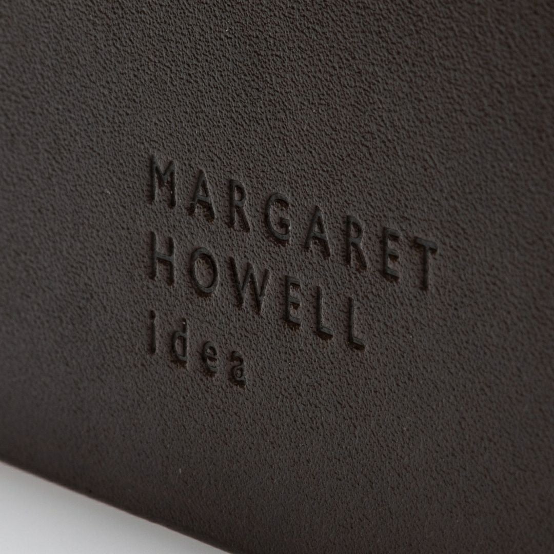 MARGARET HOWELL idea ベンジャミン パスケース ダークブラウン