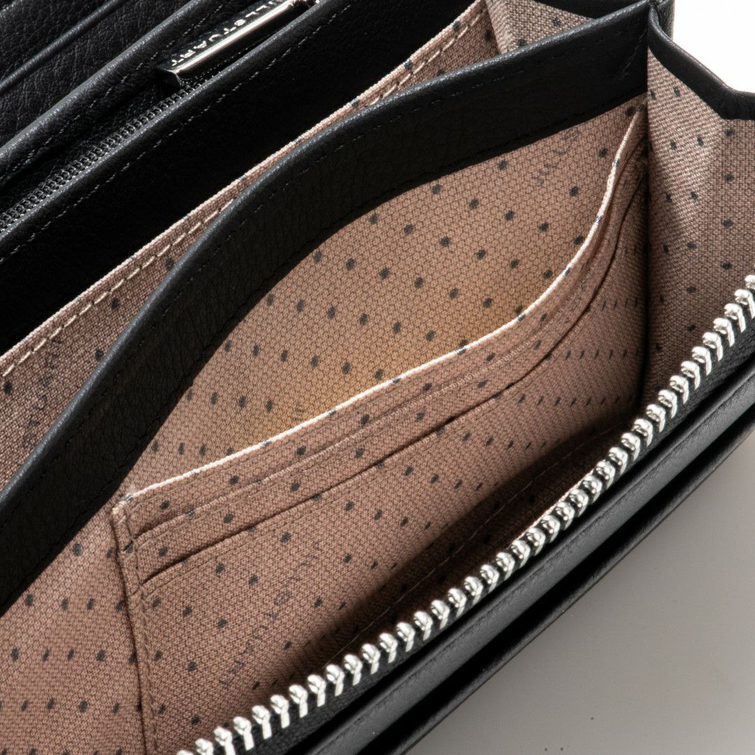 JILL STUART エンジェル ラウンドファスナー長財布 ブラック