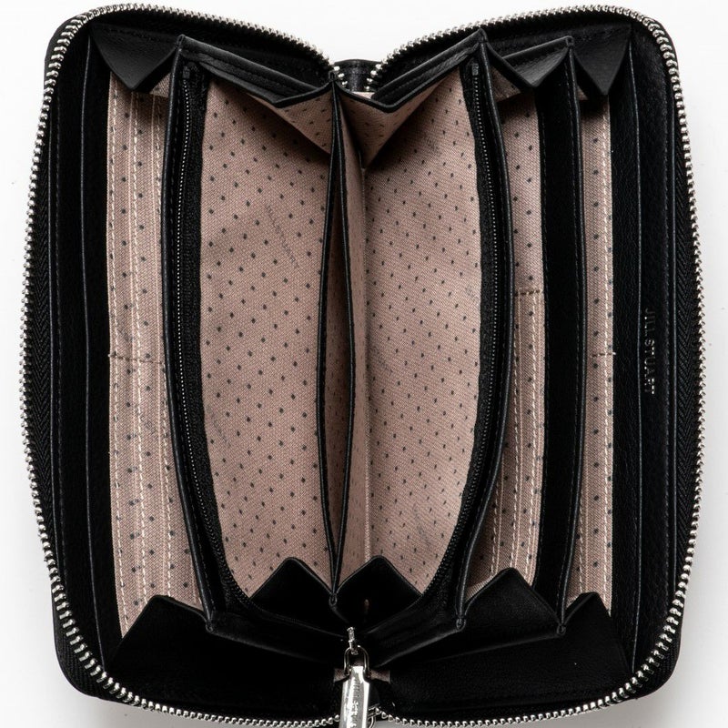 JILL STUART エンジェル ラウンドファスナー長財布 ブラック
