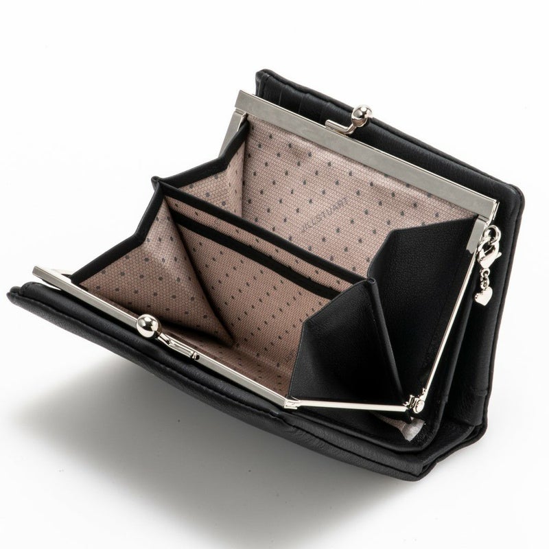 JILL STUART エンジェル 口金折り財布 ブラック