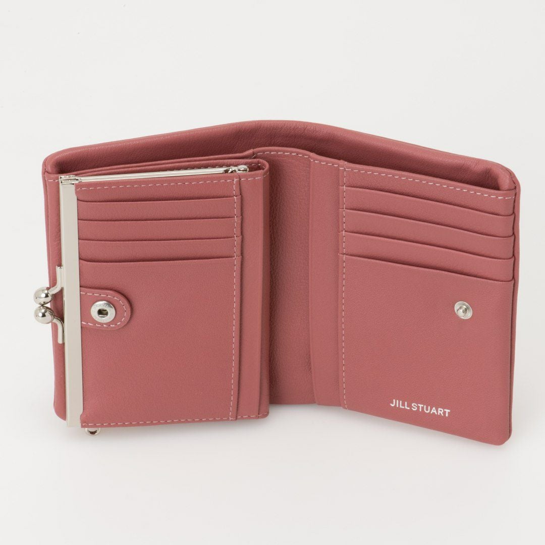 JILL STUART エンジェル 口金折り財布 ローズピンク