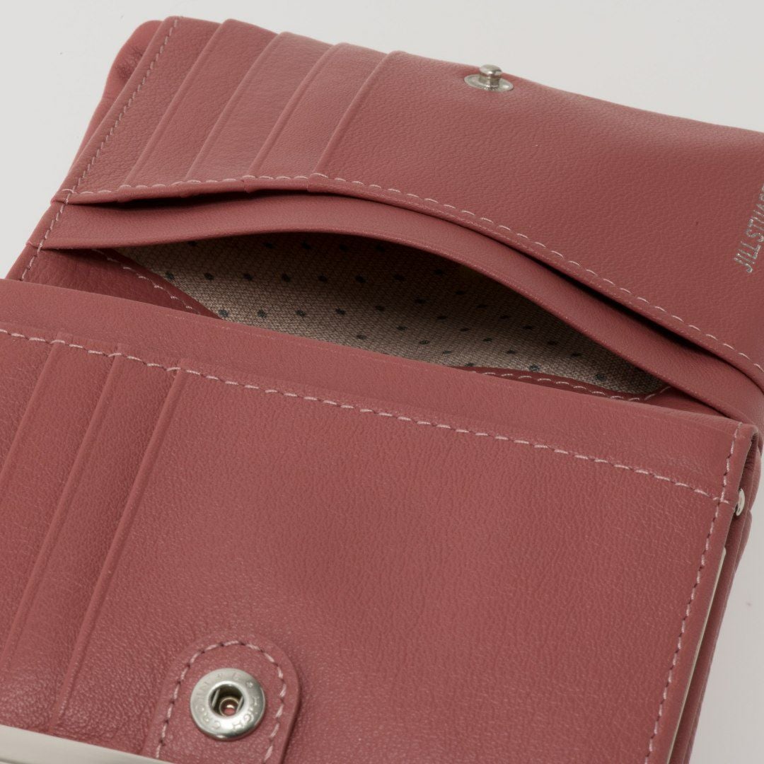 JILL STUART エンジェル 口金折り財布 ローズピンク