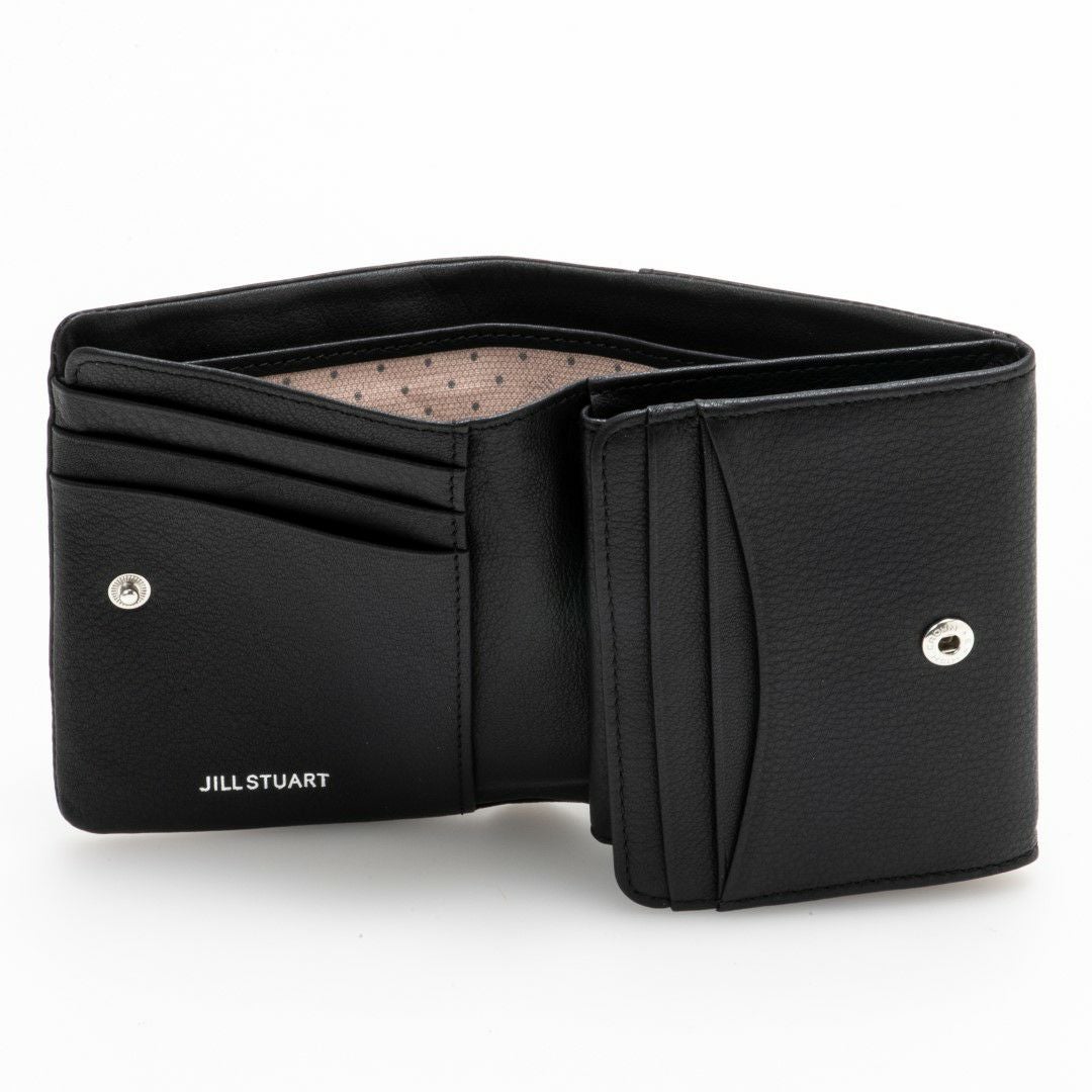 JILL STUART エンジェル BOX折り財布 ブラック