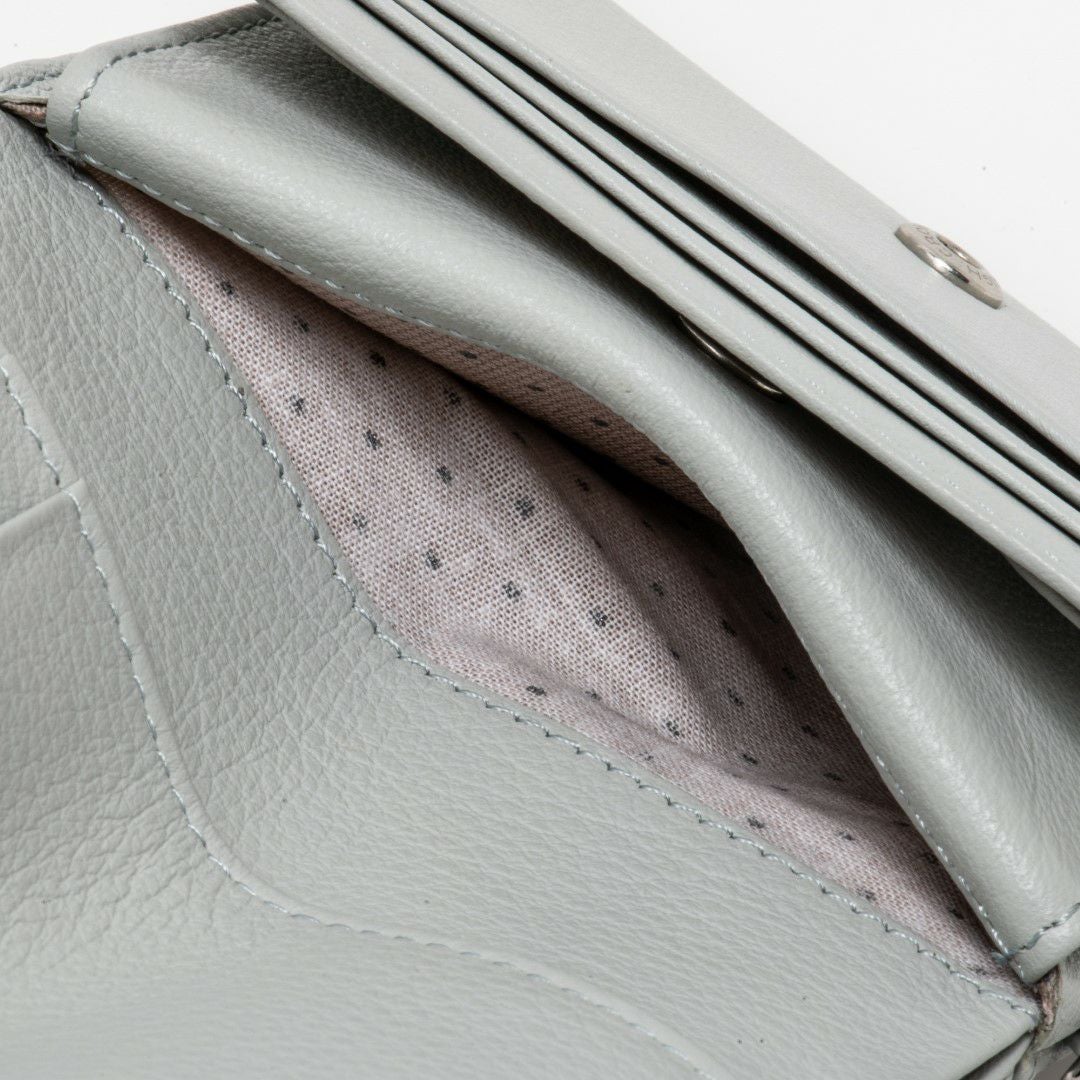 JILL STUART エンジェル BOX折り財布 アイスブルー