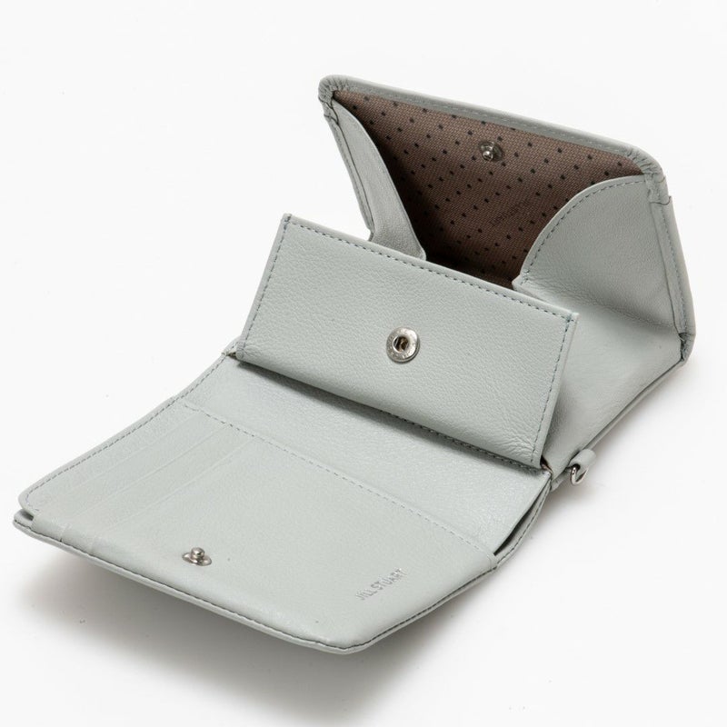 JILL STUART エンジェル BOX折り財布 アイスブルー