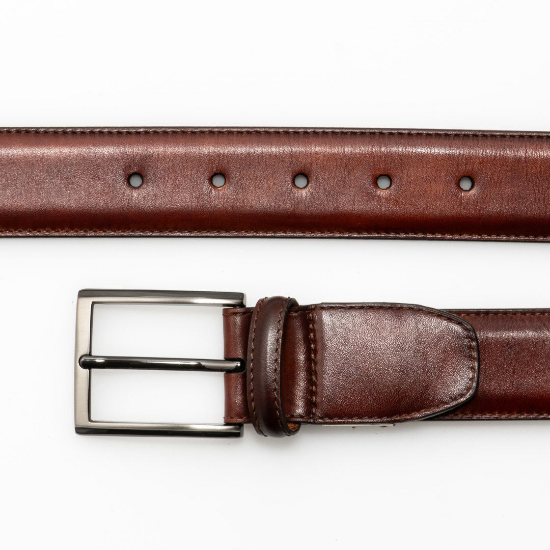 MAGNANNI 35mm ハンドペイントレザーベルト 商品｜THE BAGMANIA