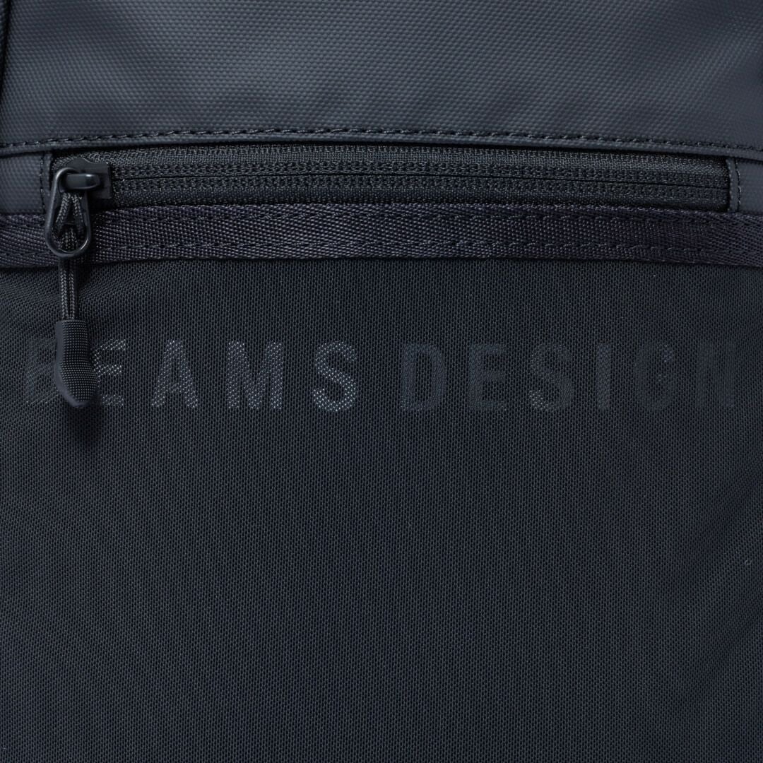 BEAMS DESIGN ELASTIC MESH ボディバッグ【BMMH0BS4】 ブラック