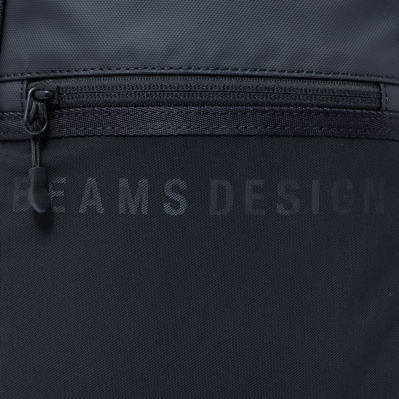 BEAMS DESIGN ELASTIC MESH ボディバッグ【BMMH0BS4】 ブラック