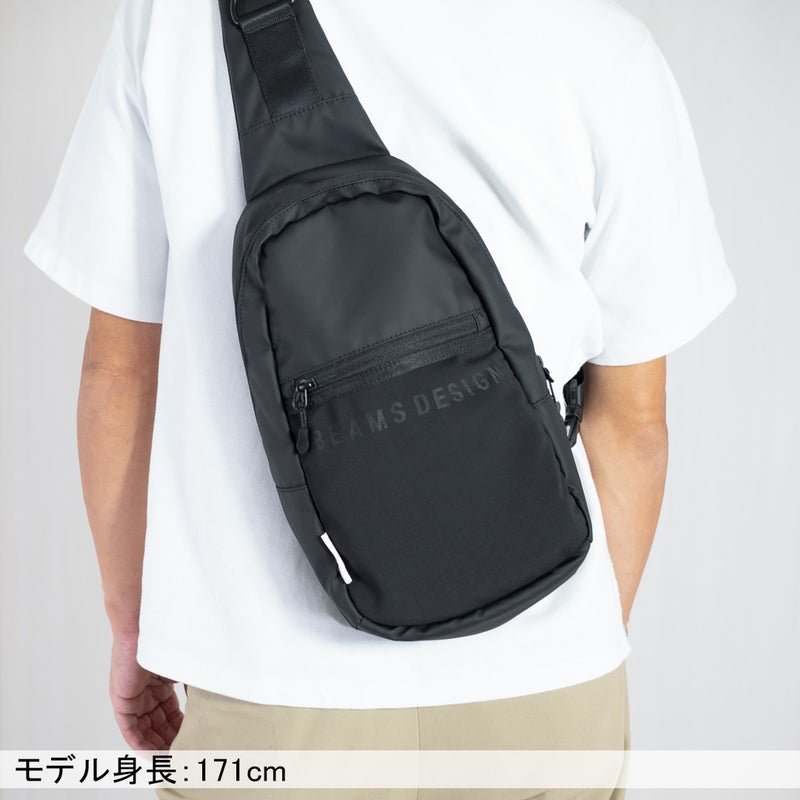 BEAMS DESIGNE LASTIC MESH ボディバッグ【BMMH0BS4】