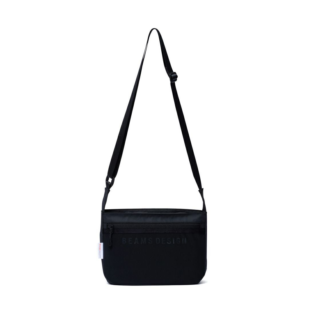 BEAMS DESIGN ELASTIC MESH ショルダーバッグ【BMMH0BS5】 ブラック