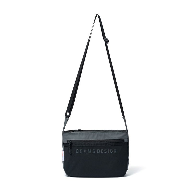 BEAMS DESIGN ELASTIC MESH ショルダーバッグ【BMMH0BS5】 グレー