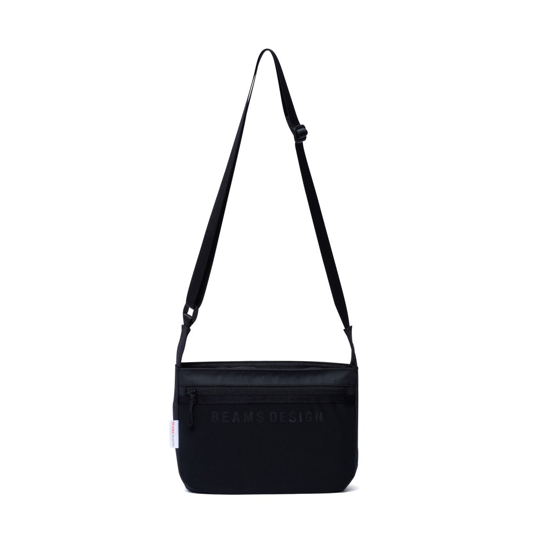 BEAMS DESIGNE LASTIC MESH ショルダーバッグ【BMMH0BS5】 ブラック