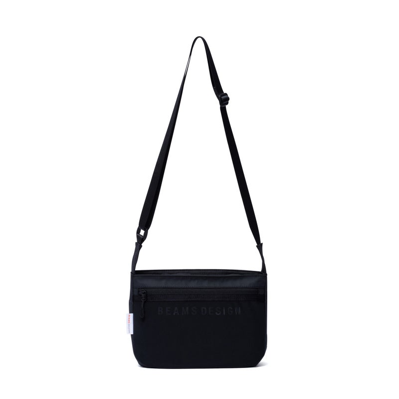 BEAMS DESIGNE LASTIC MESH ショルダーバッグ【BMMH0BS5】 ブラック