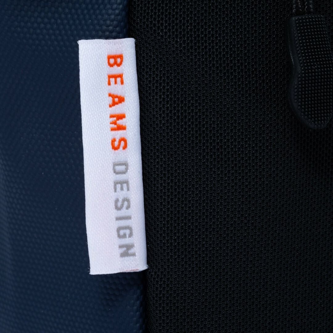 BEAMS DESIGN ELASTIC MESH ショルダーバッグ【BMMH0BS5】 ネイビー