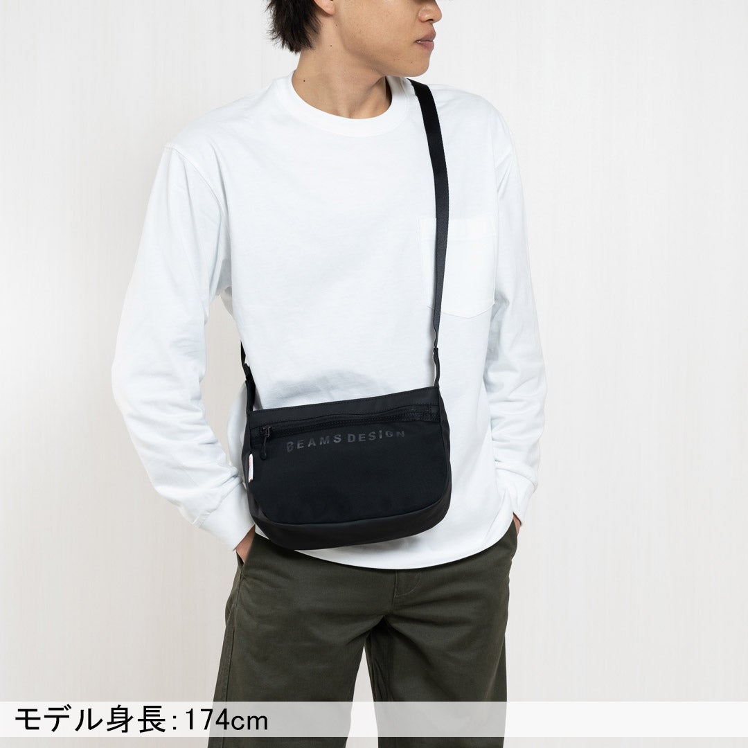 BEAMS DESIGNE LASTIC MESH ショルダーバッグ【BMMH0BS5】