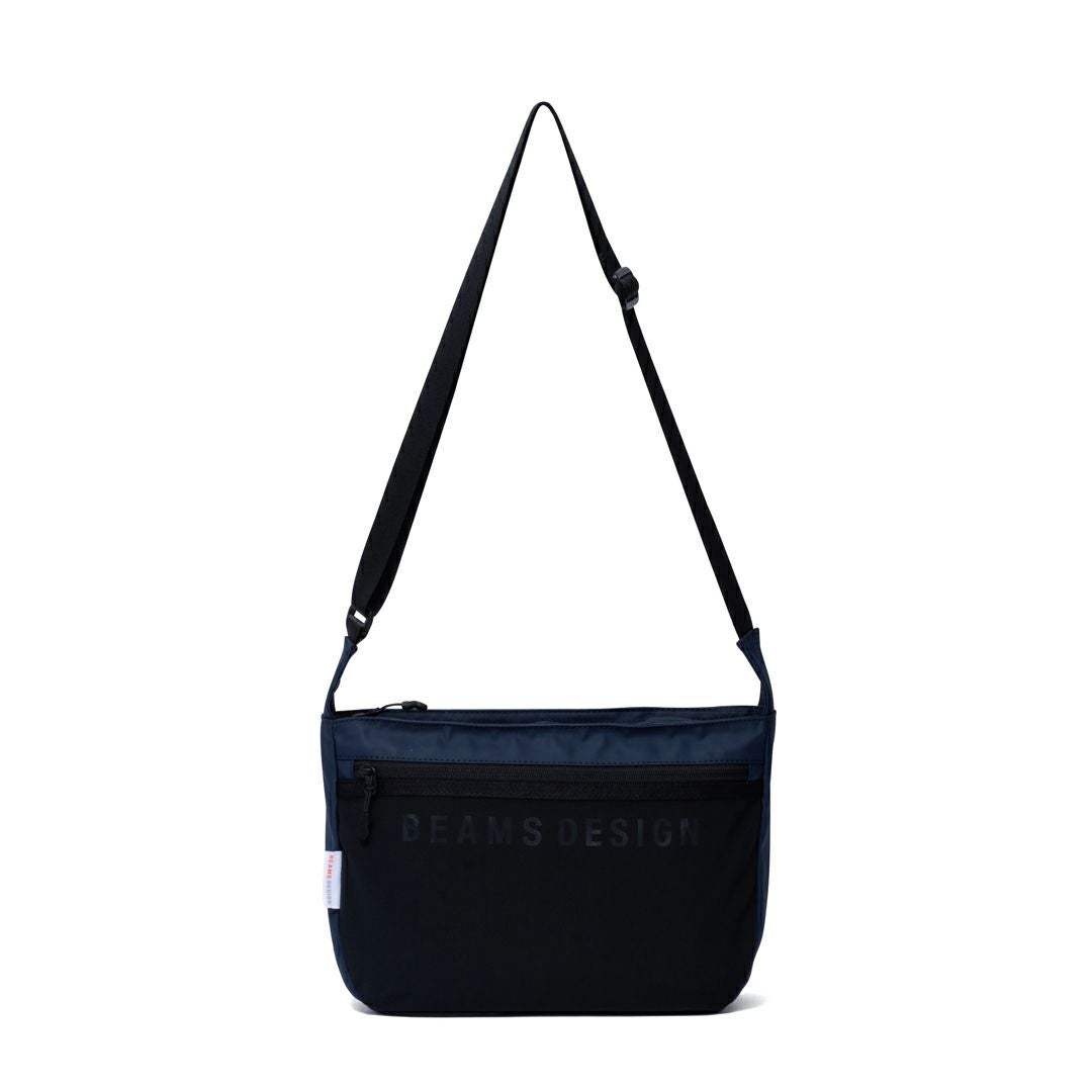 BEAMS DESIGNE LASTIC MESH ショルダーバッグ【BMMH0BS6】 ネイビー