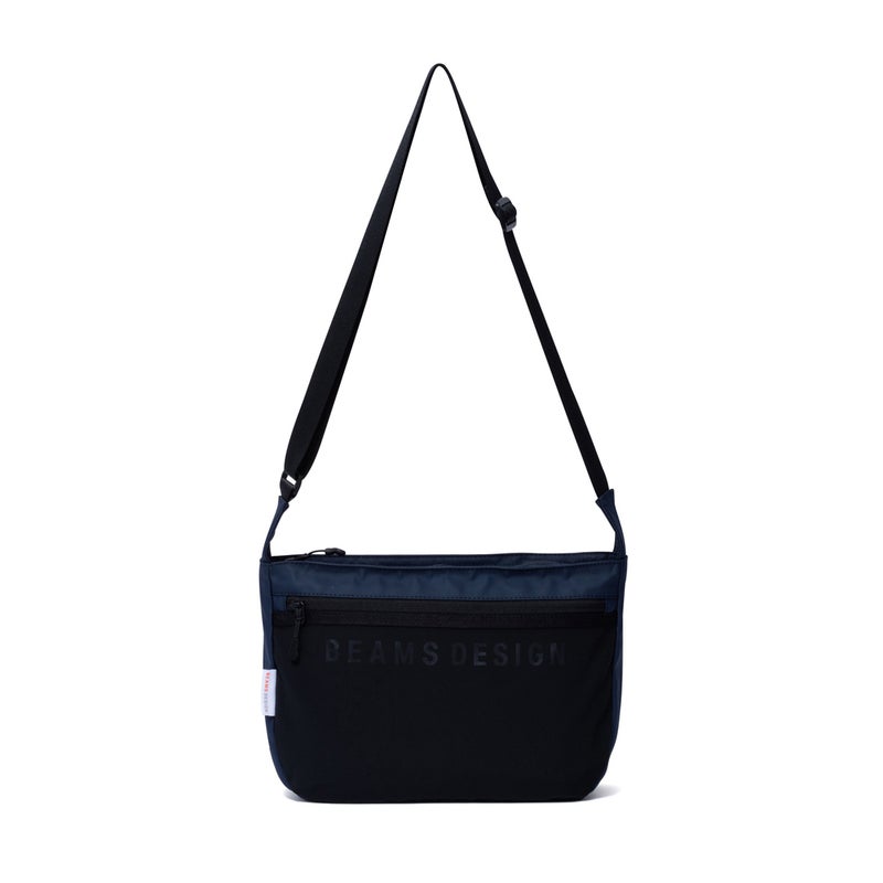 BEAMS DESIGNE LASTIC MESH ショルダーバッグ【BMMH0BS6】 ネイビー