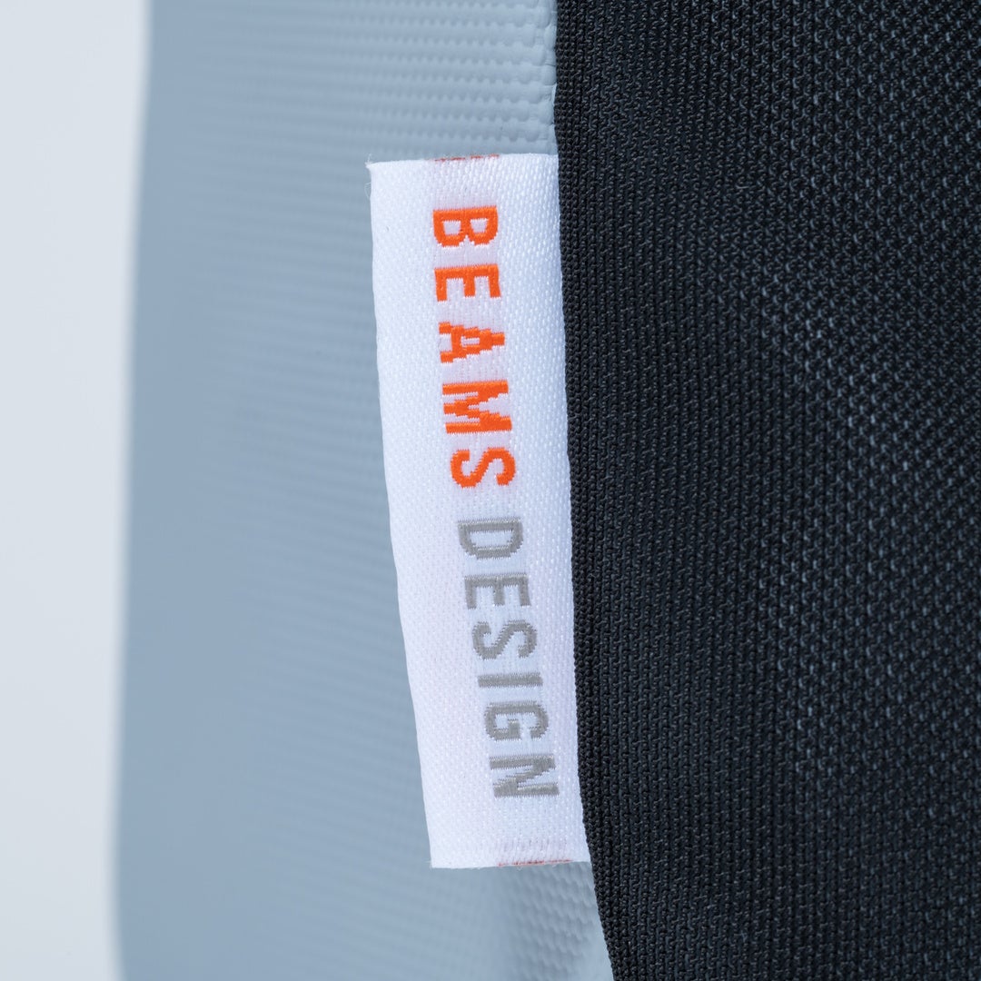 BEAMS DESIGNE LASTIC MESH ショルダーバッグ【BMMH0BS6】 ライトグレー