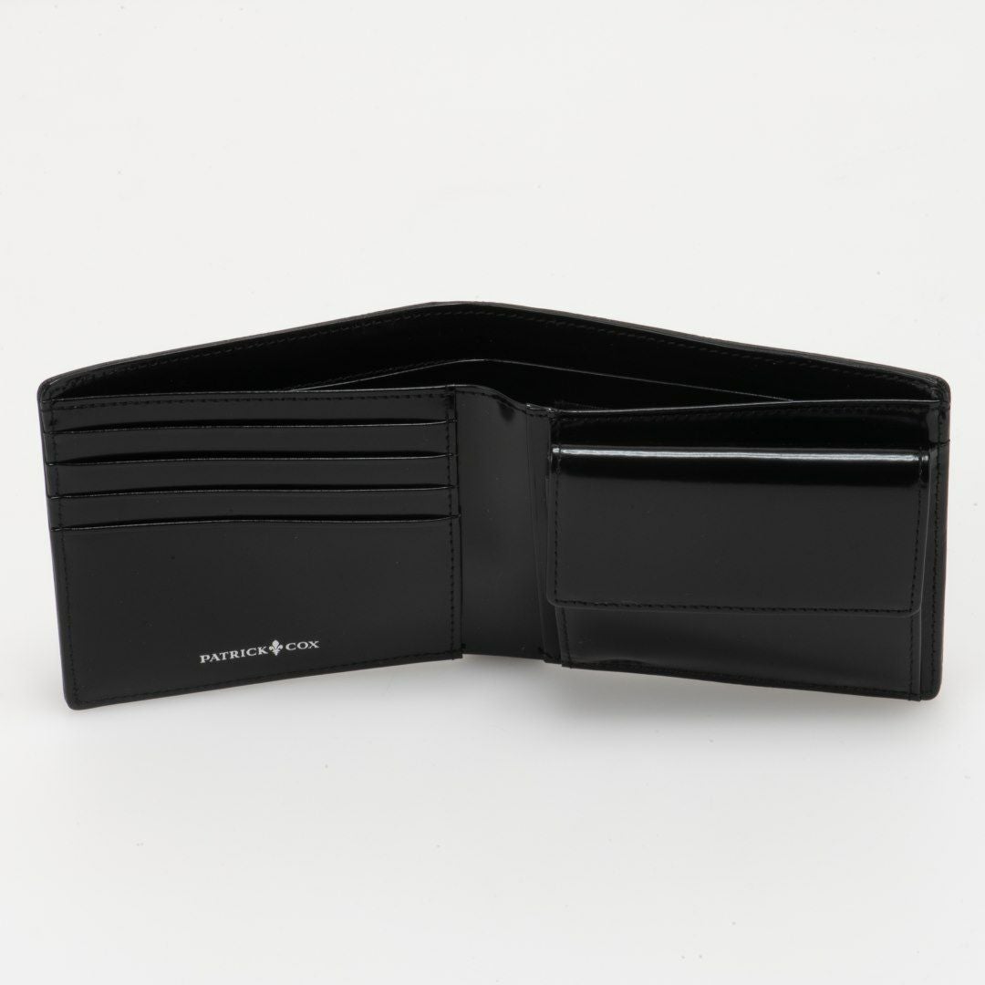 PATRICK COX KINGS EMBOSS LEATHER 小銭入付き折り財布 商品｜THE BAGMANIA