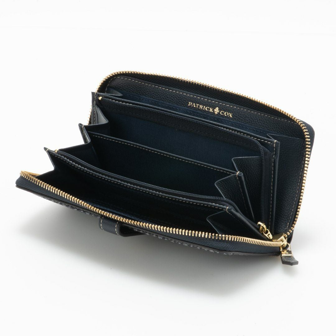 セール】PATRICK COX カラフルカルテット ラウンドファスナー長財布