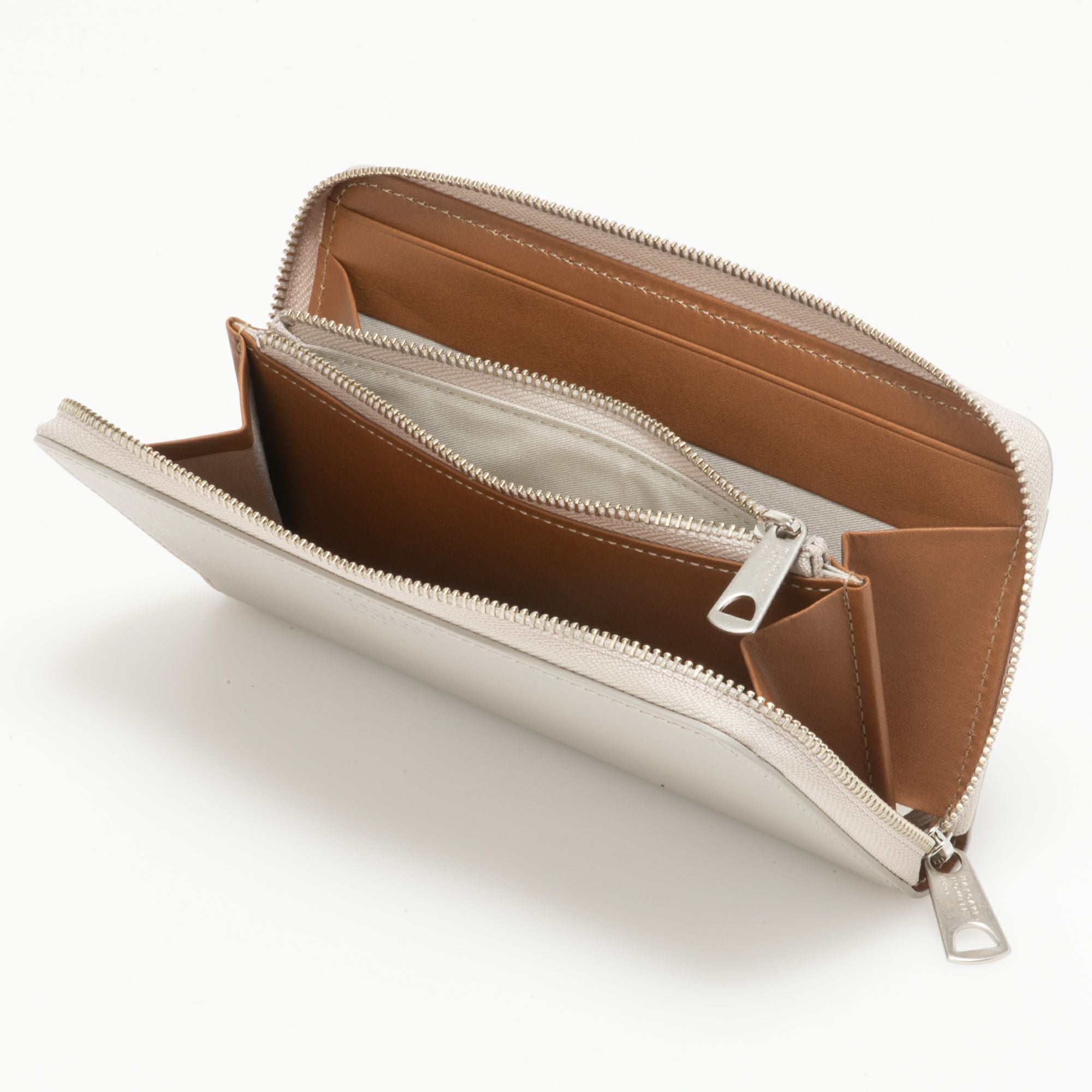 マーガレット✨ハウエル✨アイデア✨グロスアップレザー✨長財布✨ラウンド✨ブラウン 正規取扱店】MARGARET HOWELL idea マーガレット・ハウエル アイデア