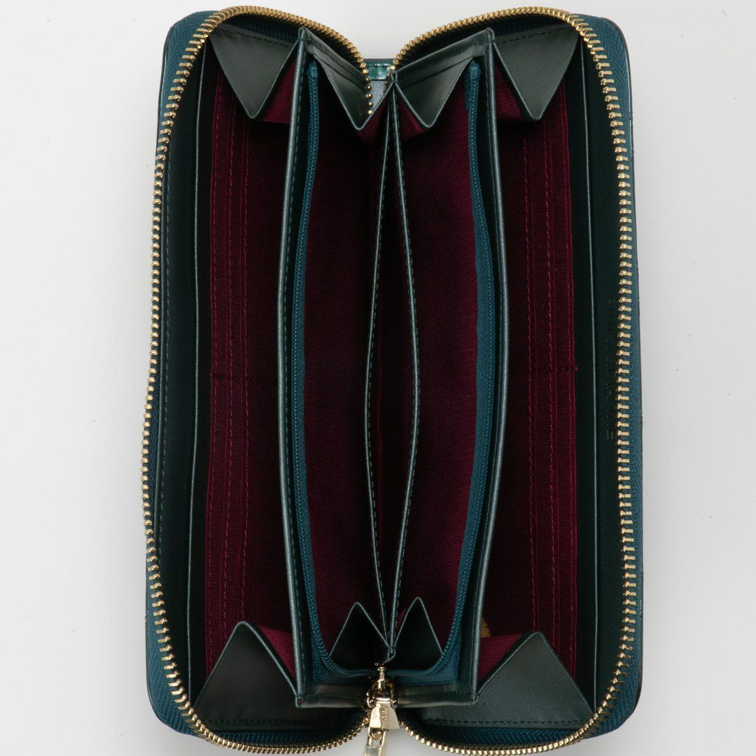 PINKY&DIANNE コモンエナメル ラウンドファスナー長財布 商品｜THE