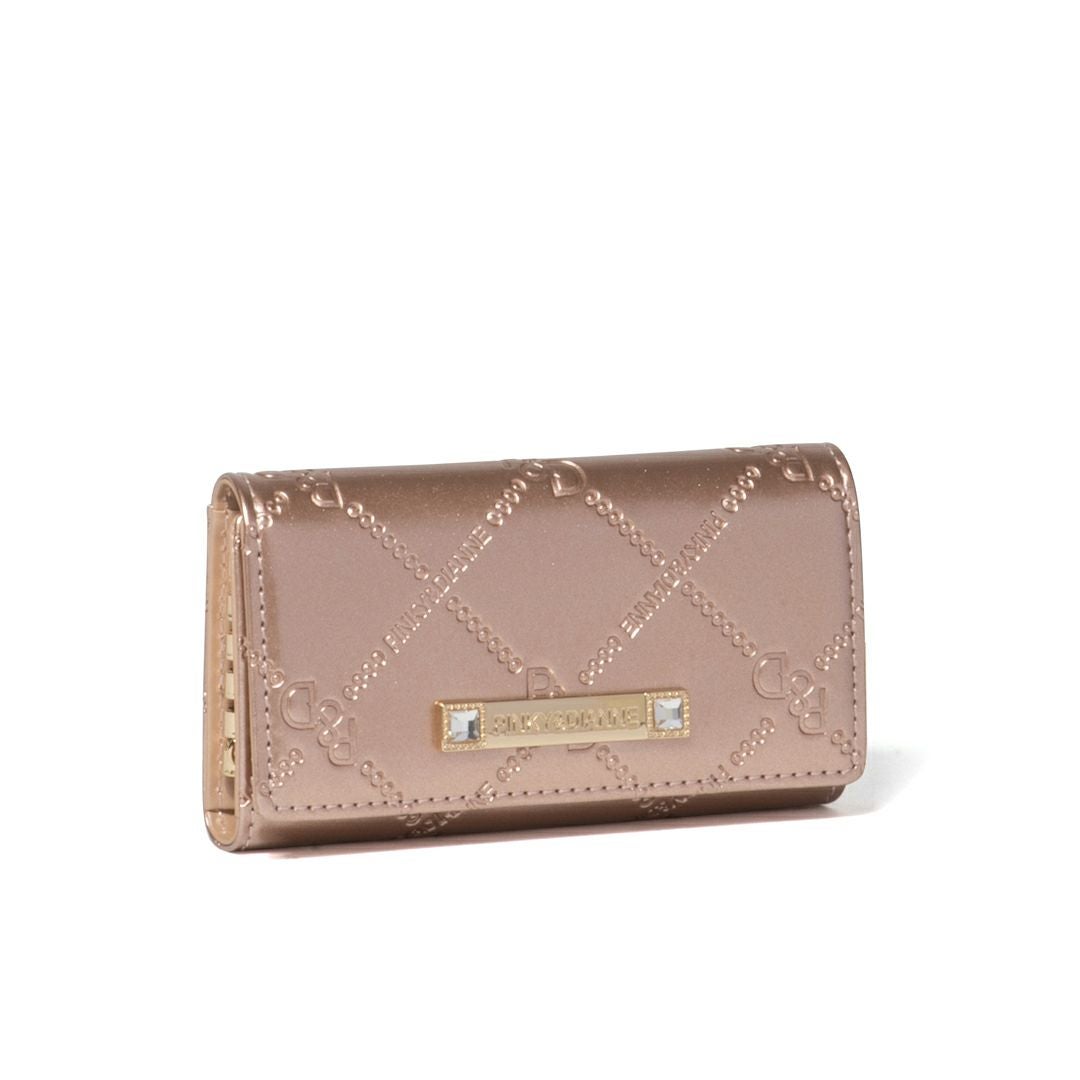 CHANEL キルティング　エナメル　キーケース　ブラック（マロン） シャネル CHANEL カンボンライン キーケース ブラック＆エナメル