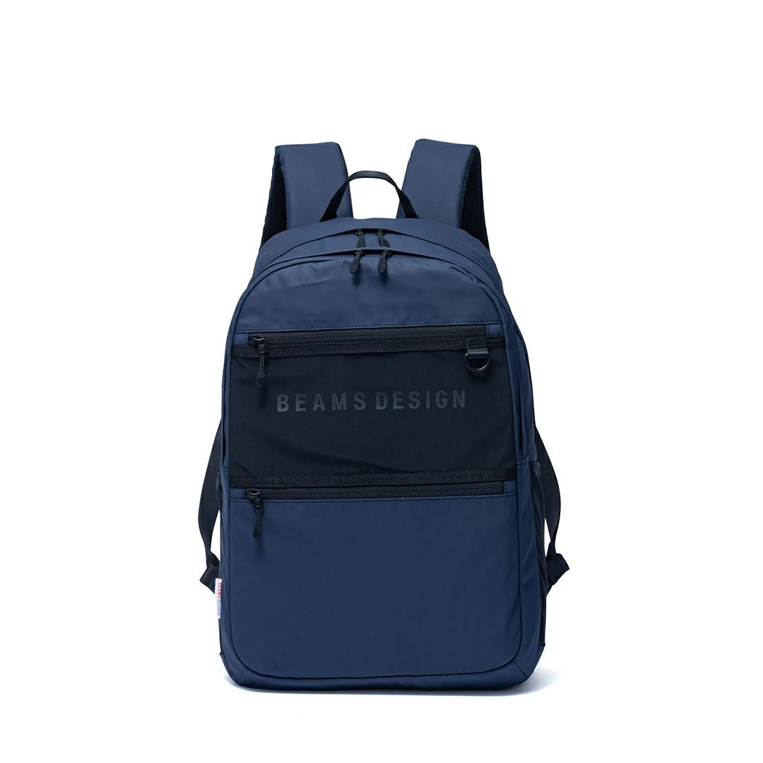 ビームスデザイン リュックサック 19L　ネイビー　BMMH4GR1 BEAMS DESIGN ELASTIC MESH バックパック 商品｜THE BAGMANIA