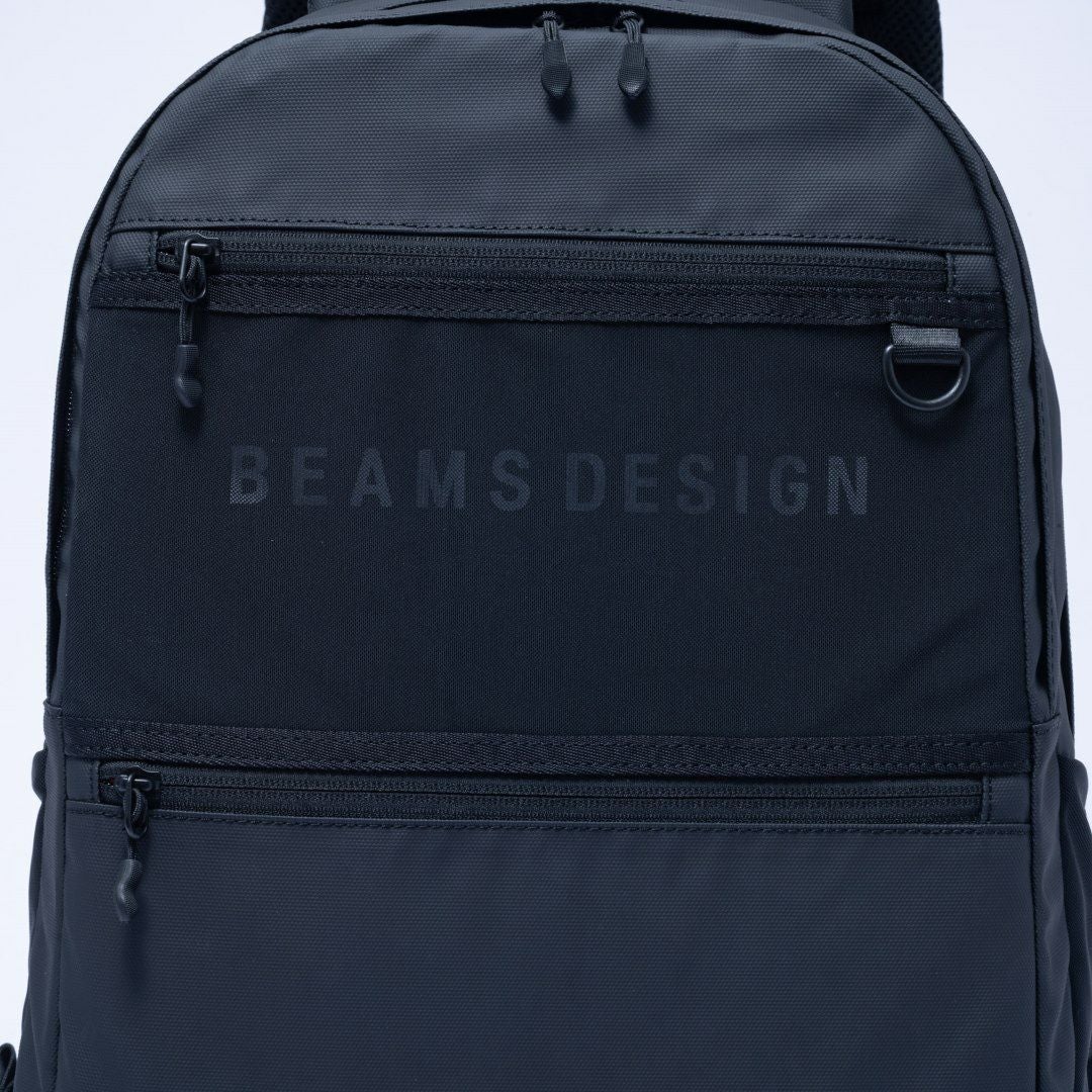 BEAMS DESIGN ELASTIC MESH バックパック【BMMH0BR6】 ブラック