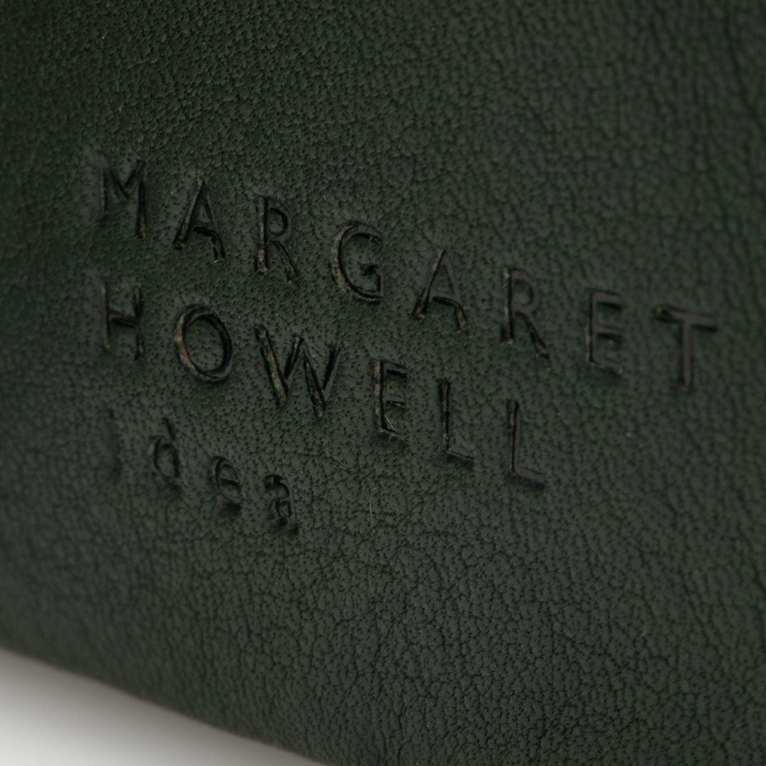 MARGARET HOWELL idea フレンチシーム 小銭入れ付き折り財布(縦型)