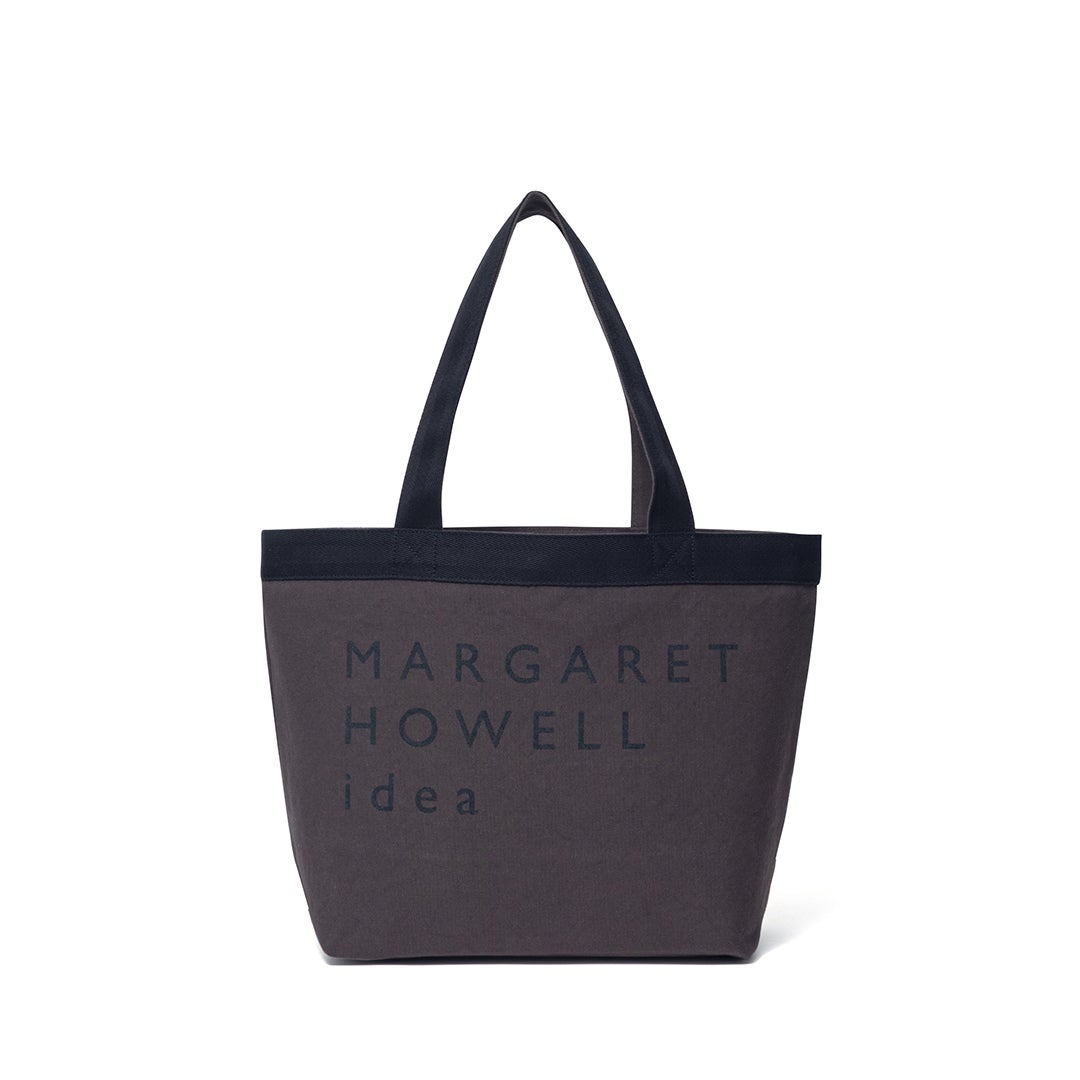 MARGARET HOWELL idea ビッグロゴ トートバッグ ダークブラウン