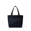 MARGARET HOWELL idea ビッグロゴ トートバッグ ブラック