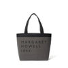 MARGARET HOWELL idea ビッグロゴ トートバッグ グレー