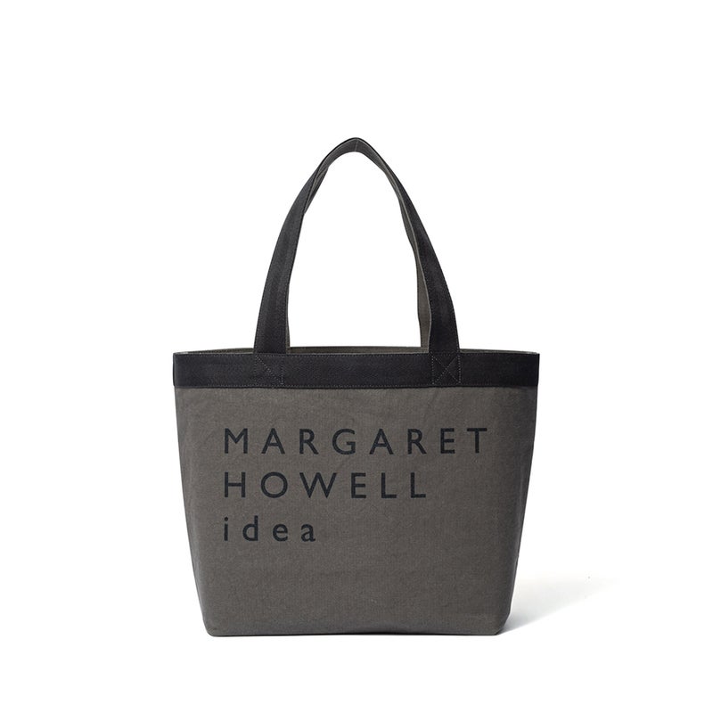 MARGARET HOWELL idea ビッグロゴ トートバッグ グレー