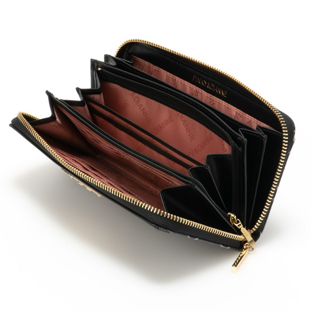 セール】PINKY&DIANNE ピラミッド ラウンドファスナー長財布 商品｜THE