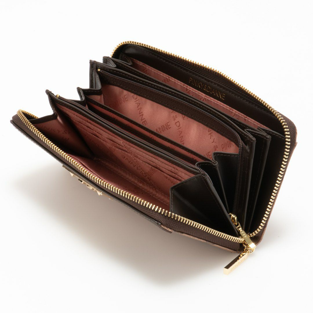 セール】PINKY&DIANNE ピラミッド ラウンドファスナー長財布 商品｜THE