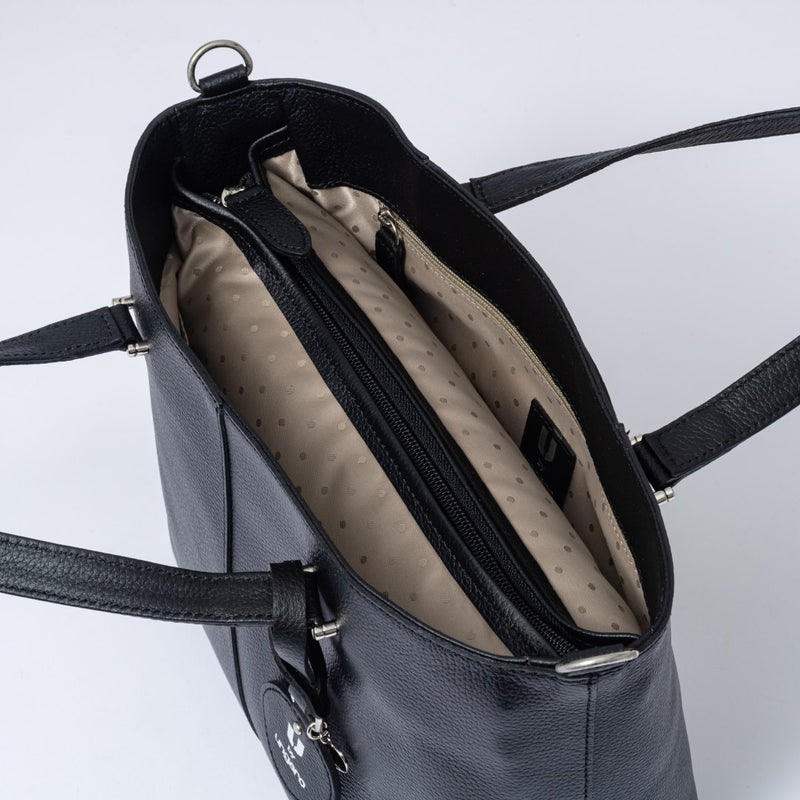 U by ungaro ミリュー 2WAYトート ブラック