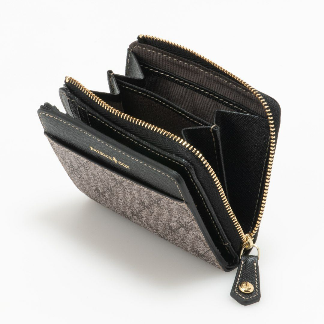 PATRICK COX リッチ L字ファスナー折り財布